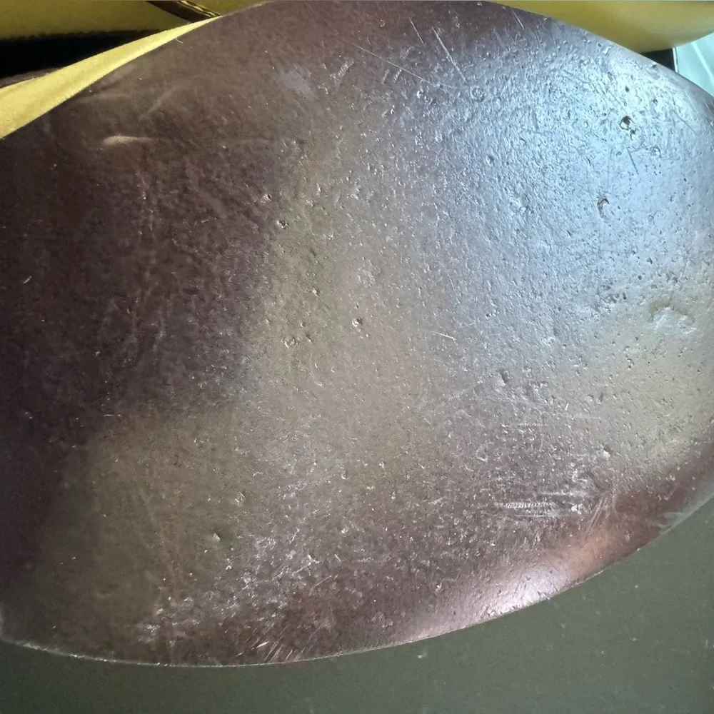 Yellow Classic Heels with Rounded Toe - Picture 4 of 7